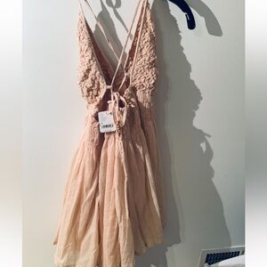 NWT FREE PEOPLE FOREVER FAVORITE MINI DRESS-Size Medium- MAKE ME AN OFFER